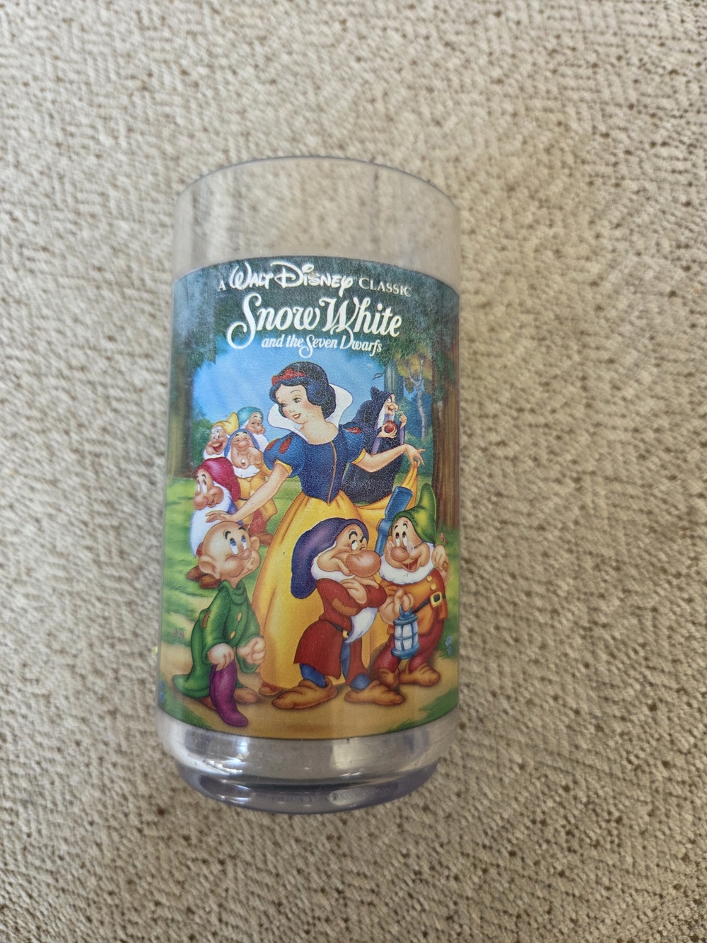 Disney Snow White Colorful Character - Blue, Yellow, Red, Green